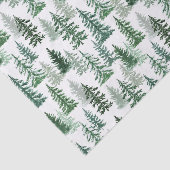 Weihnachtsbäume und Schnee im Wald Seidenpapier (Ausschnitt)