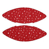 Weihnachtsbäume und Schneeflocken Football (Paneele)