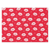 Weihnachtsbäume und Schneeflocken Tischdecke (Vorderseite (Horizontal))