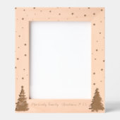 Weihnachtsbäume und Starlight 10x8 Geätzte Rahmen (Vorderseite)