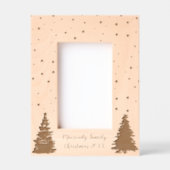 Weihnachtsbäume und Starlight 6x4 Geätzte Rahmen (Vorderseite)