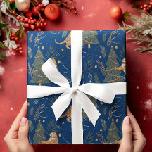 Weihnachtsbäume und Tigermuster