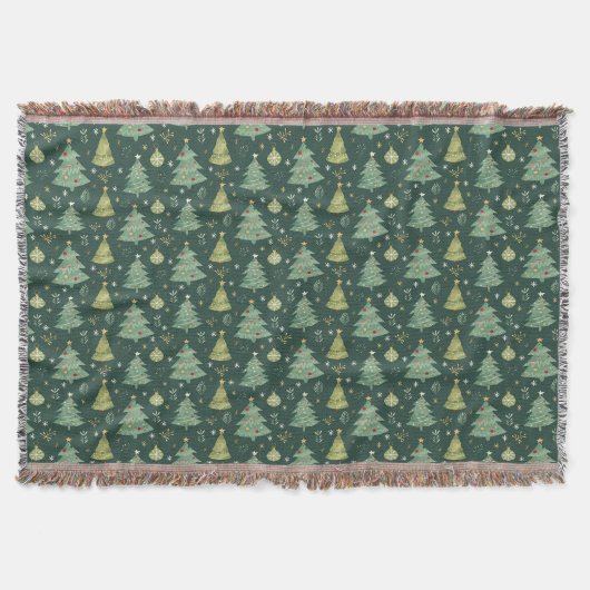 Weihnachtsbäume und Ziermuster Decke (Vorderseite)