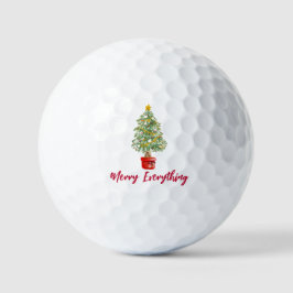 Weihnachtsbäume vergnügen den ganzen Urlaub Golfball