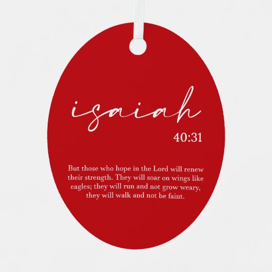 Weihnachtsbäume Verse Metal Ornament (Vorderseite)