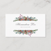 Weihnachtsbäume Visitenkarte (Vorderseite)