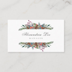 Weihnachtsbäume Visitenkarte