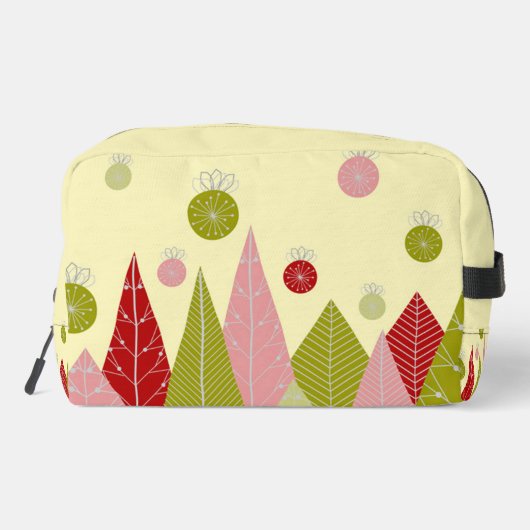 Weihnachtsbäume Waschbeutel (Rückseite)