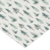 Weihnachtsbäume Wasserfarbe Weihnachtsmuster Kurzer Tischläufer (Ecke)