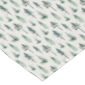 Weihnachtsbäume Wasserfarbe Weihnachtsmuster Tischdecke (Schrägansicht)