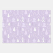 Weihnachtsbäume Weihnachtsblätter Geschenkpapier Set (Vorderseite 3)