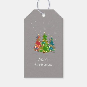 Weihnachtsbäume Weihnachtsfeiertag Geschenkanhänger