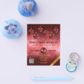 Weihnachtsbäume - Weihnachtsmarkt Flyer (Einzeln)