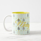 Weihnachtsbaume Zweifarbige Tasse (Links)