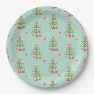 Weihnachtsbaumen 9" Teller