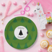 Weihnachtsbaumen Abendessen Tafel HAMbyWG Pappteller (Party)