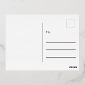 Weihnachtsbaumen Ankündigung zum Grünen und Weißen (Rückseite)