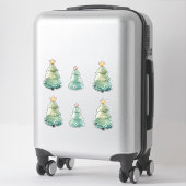 Weihnachtsbaumen Aufkleber (Koffer)