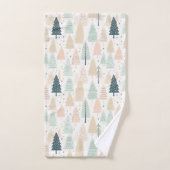 Weihnachtsbaumen Badhandtuch Set (Handtuch)