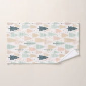 Weihnachtsbaumen Badhandtuch Set (Handtuch)