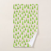 Weihnachtsbaumen Badhandtuch Set (Handtuch)