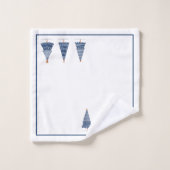 Weihnachtsbaumen Badhandtuch Set (Waschlappen)