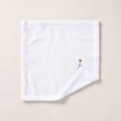 Weihnachtsbaumen Badhandtuch Set (Waschlappen)