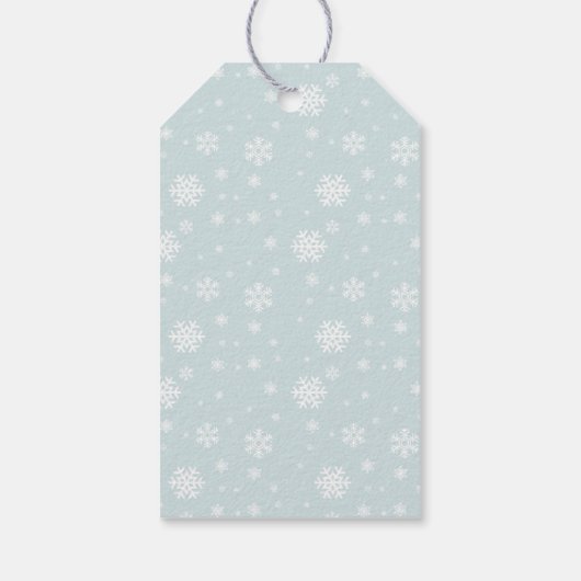 Weihnachtsbaumen Boho Minimal Scripture Geschenkanhänger (Rückseite)