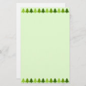 Weihnachtsbaumen Briefpapier (Vorne/Hinten)