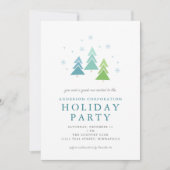 Weihnachtsbaumen | Business Holiday Party Einladung (Vorderseite)