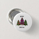 Weihnachtsbaumen Button (Vorne & Hinten)