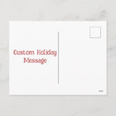 Weihnachtsbaumen Collage Weihnachtskarte Feiertagspostkarte (Rückseite)