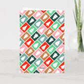 Weihnachtsbaumen Dankeskarte (Rückseite)