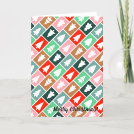 Weihnachtsbaumen Dankeskarte