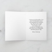 Weihnachtsbaumen Design Schwiegermutter Feiertagskarte (Innenseite)