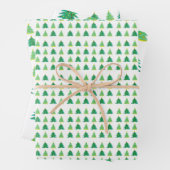 Weihnachtsbaumen Design Wrapping Paper Sheets Geschenkpapier Set (Beispiel)