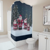 Weihnachtsbaumen Duschvorhang (Beispiel)