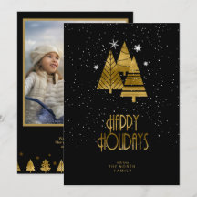 Weihnachtsbaumen Fotovorlage V2 Gold ID863