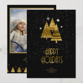 Weihnachtsbaumen Fotovorlage V2 Gold ID863 Ankündigung