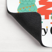 Weihnachtsbaumen frohe Weihnachten Mousepad (Ecke)
