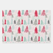 Weihnachtsbaumen Galore Bundle: Evergreen Geschenkpapier Set (Vorderseite 2)