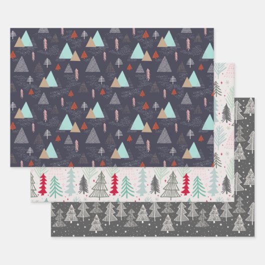 Weihnachtsbaumen Galore Bundle: Evergreen Geschenkpapier Set (Set)