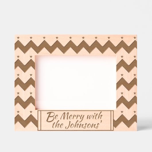 Weihnachtsbaumen Geätzte Rahmen (Vorderseite)