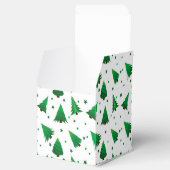 Weihnachtsbaumen Gefälligkeitsbox Geschenkschachtel (Geöffnet)