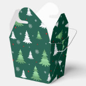 Weihnachtsbaumen Gefälligkeitsbox Geschenkschachtel (Geöffnet)