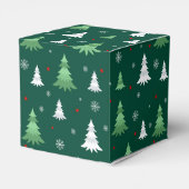 Weihnachtsbaumen Gefälligkeitsbox Geschenkschachtel (Rückseite)