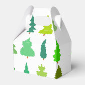 Weihnachtsbaumen Gefälligkeitsbox Geschenkschachtel (Rückseite)