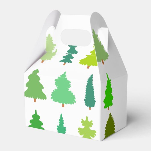 Weihnachtsbaumen Gefälligkeitsbox Geschenkschachtel (Vorderseite)