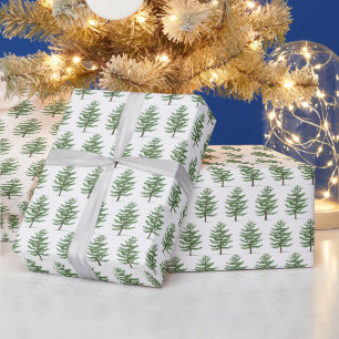 Weihnachtsbaumen Geschenkpapier