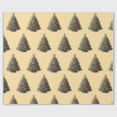 Weihnachtsbaumen Geschenkpapier (Flach)